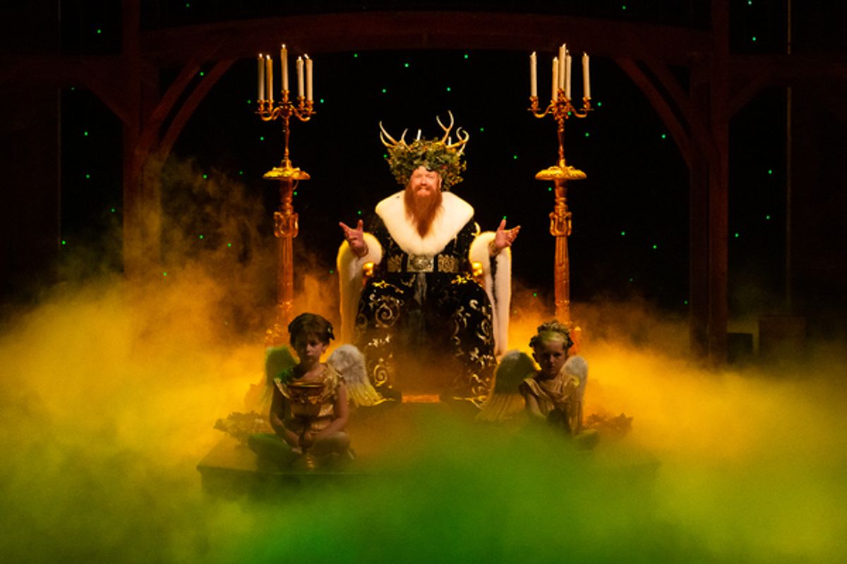  Josh Morrison as Spirit of Christmas Present and Company at 