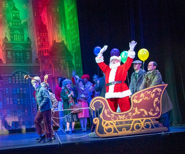 Tony Triano as Santa Claus and Cast Photo