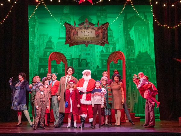 Tony Triano as Santa Claus and Cast Photo