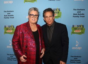 NEW YORK, NEW YORK - NOVEMBER 18: Rosie O'Donnell and Honoree Ben Stiller pose at the Photo