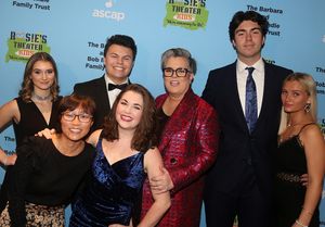 NEW YORK, NEW YORK - NOVEMBER 18: Rosie O'Donnell and Family pose at the 2019 Rosie's Photo
