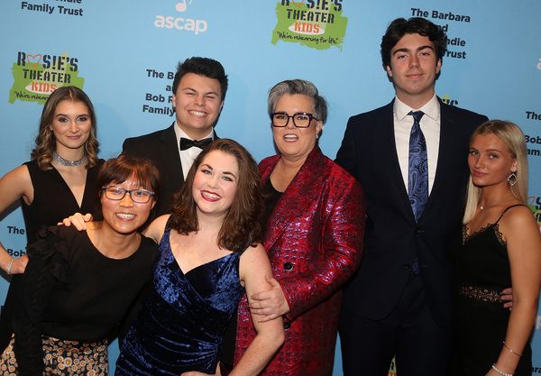 NEW YORK, NEW YORK - NOVEMBER 18: Rosie O'Donnell and Family pose at the 2019 Rosie's Photo