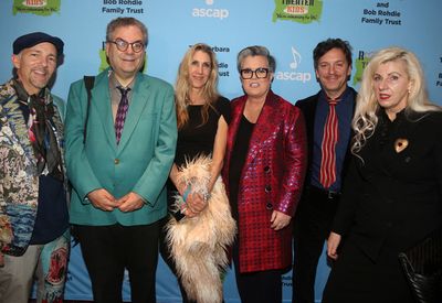 NEW YORK, NEW YORK - NOVEMBER 18: (L-R) Scooter LaForge, Michael Musto, Nora Burns, R Photo