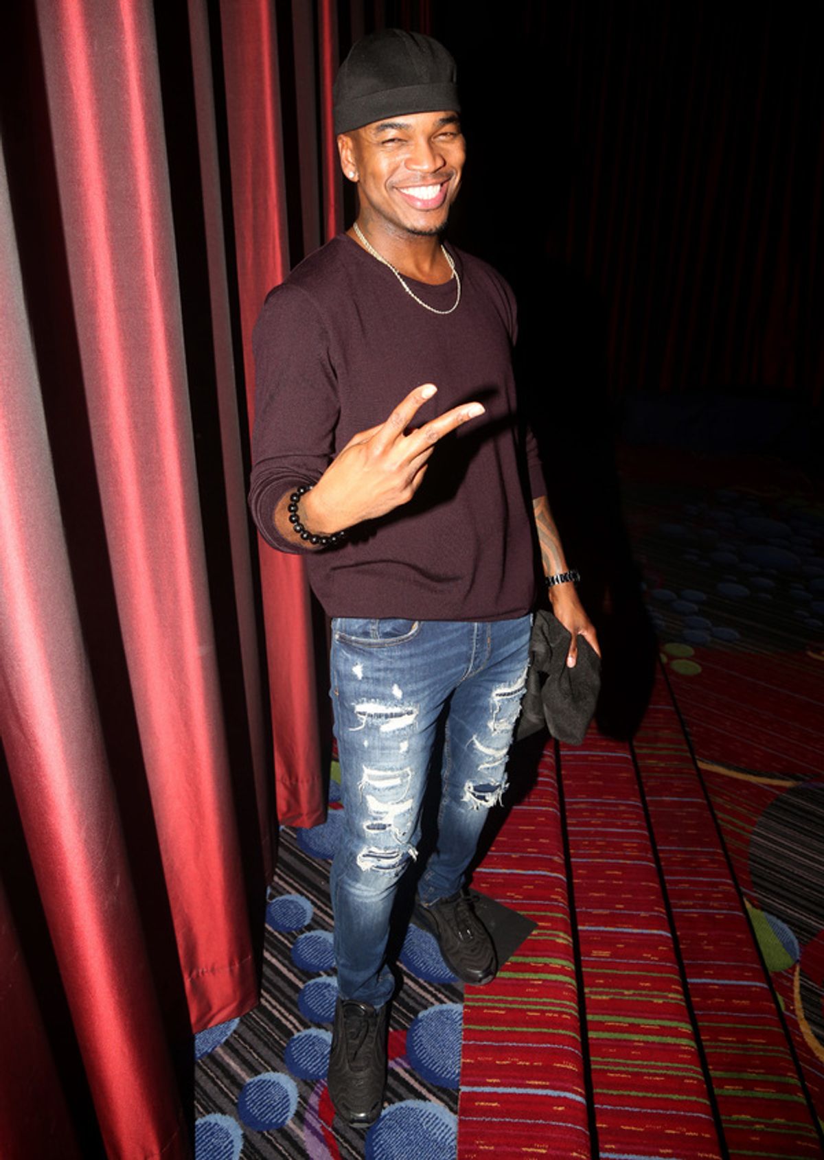 NEW YORK, NEW YORK - NOVEMBER 18: (EXCLUSIVE COVERAGE) Ne-Yo poses at the 2019 Rosie's Theater Kids Fall Gala at The New York Marriott Marquis on November 18, 2019 in New York City. (Photo by Bruce Glikas/WireImage) at 