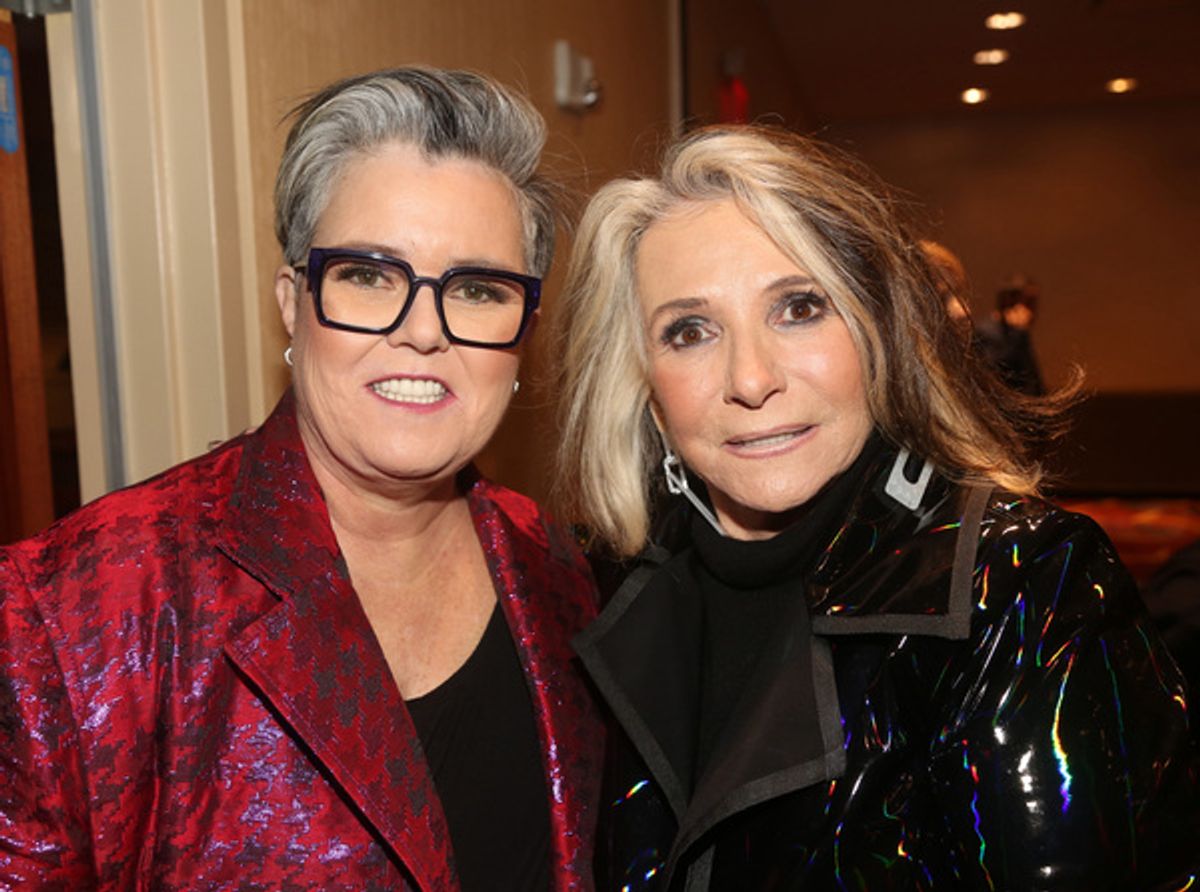 NEW YORK, NEW YORK - NOVEMBER 18: (EXCLUSIVE COVERAGE) Rosie O'Donnell and Sheila Nevins pose at the 2019 Rosie's Theater Kids Fall Gala at The New York Marriott Marquis on November 18, 2019 in New York City. (Photo by Bruce Glikas/WireImage) at 