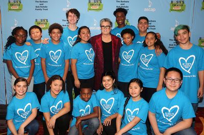 NEW YORK, NEW YORK - NOVEMBER 18: Rosie O'Donnell and her "Rosie's Broadway Theater K Photo