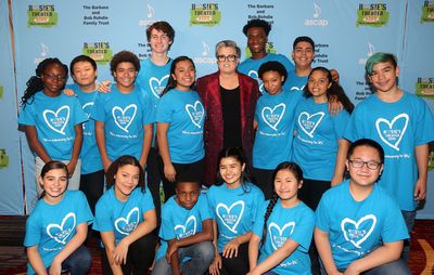 NEW YORK, NEW YORK - NOVEMBER 18: Rosie O'Donnell and her "Rosie's Broadway Theater K Photo