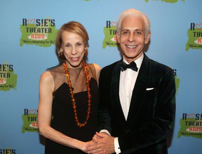 NEW YORK, NEW YORK - NOVEMBER 18 Lori Klinger poses at the 2019 Rosie's Theater Kids  Photo