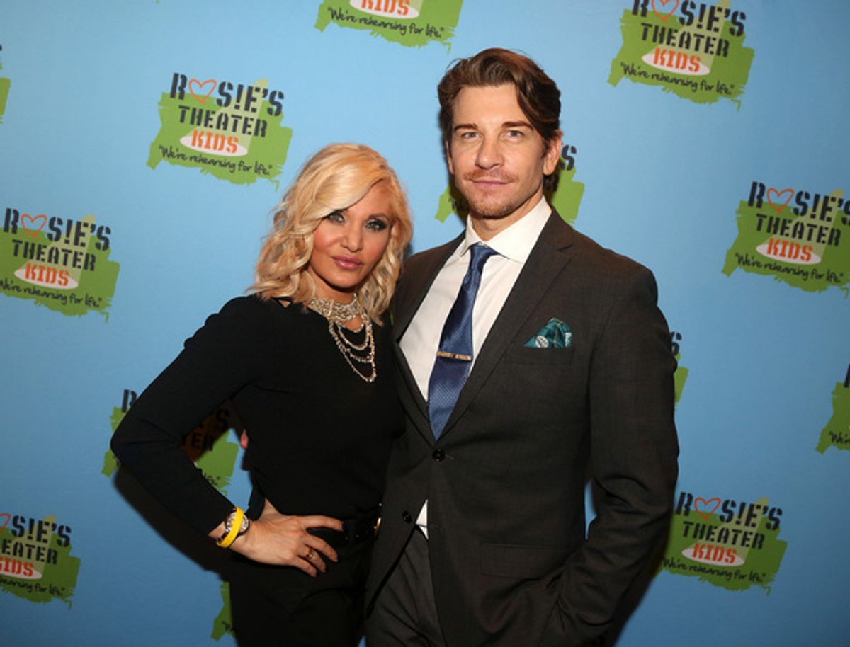 NEW YORK, NEW YORK - NOVEMBER 18: Orfeh and Andy Karl pose at the 2019 Rosie's Theater Kids Fall Gala at The New York Marriott Marquis on November 18, 2019 in New York City. (Photo by Bruce Glikas/WireImage) at 