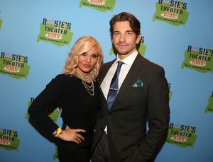 NEW YORK, NEW YORK - NOVEMBER 18: Orfeh and Andy Karl pose at the 2019 Rosie's Theate Photo