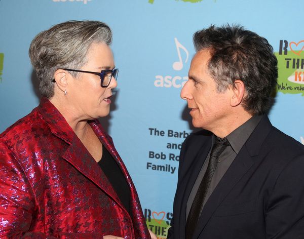 NEW YORK, NEW YORK - NOVEMBER 18: Rosie O'Donnell and Honoree Ben Stiller chat at the Photo