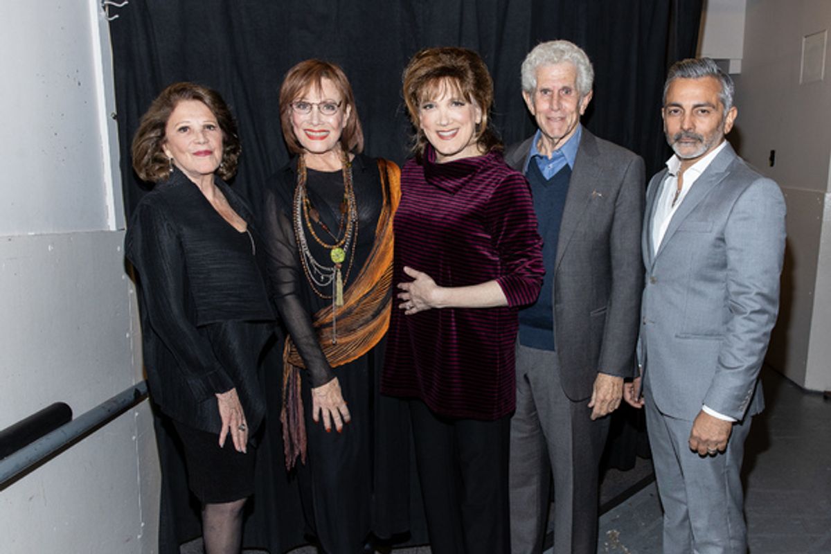 Linda Lavin, Michele Lee, Charles Busch, Tony Roberts, Anil Kumar at 