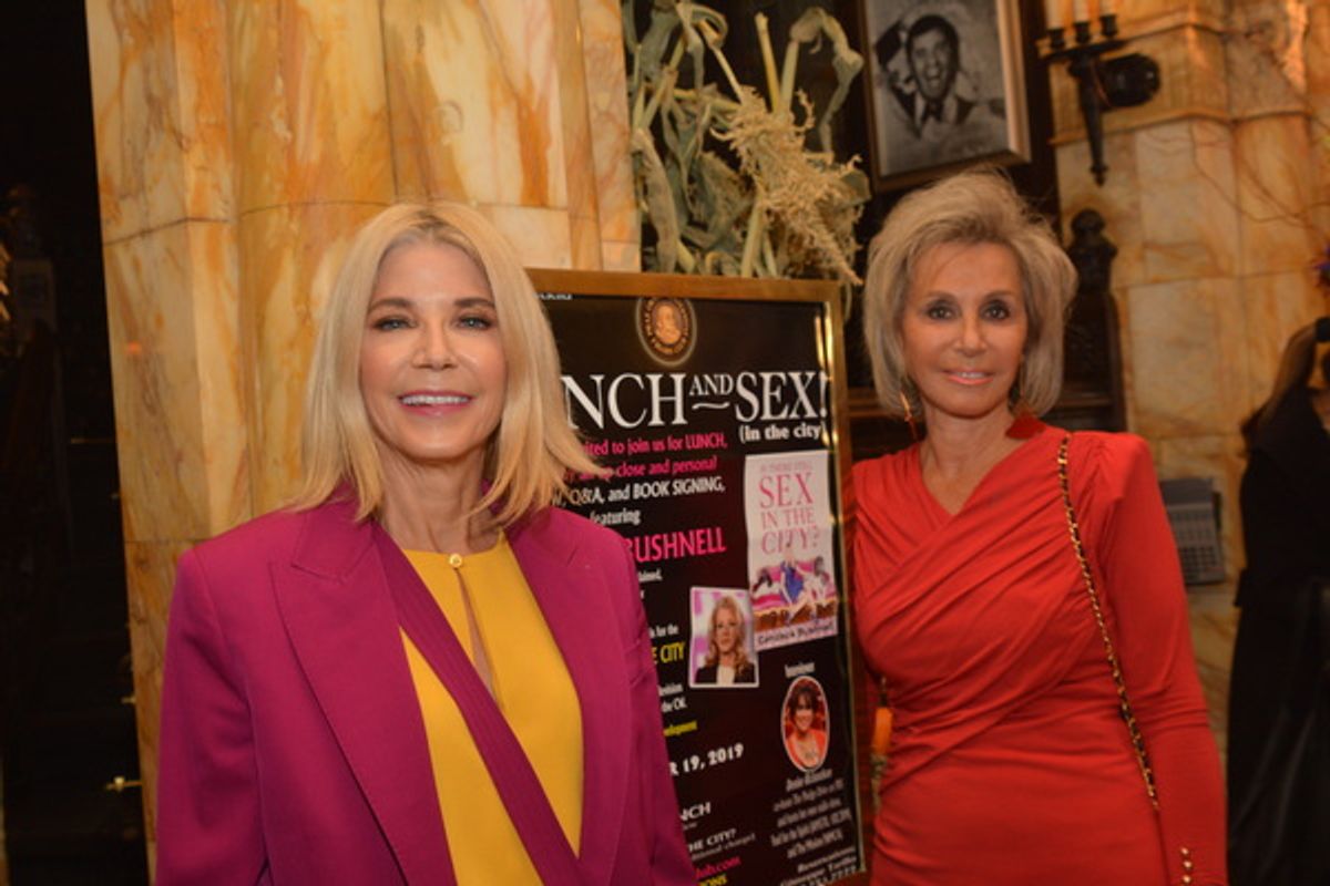Candace Bushnell and Jane Shevell at 