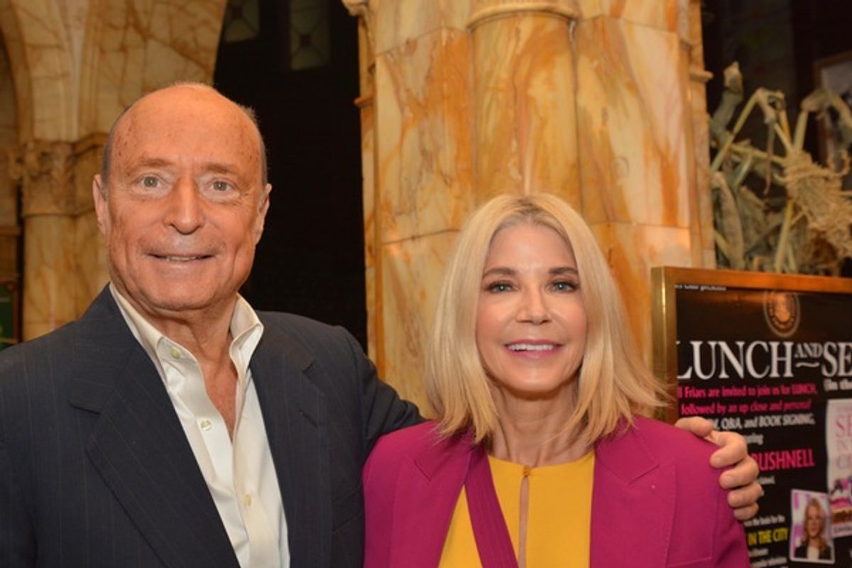 Larry Weissfeld and Candace Bushnell at 