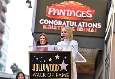 Idina Menzel and Kristen Bell from Disney's FROZEN 2 Photo
