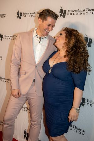 Matthew Morrison, Marisa Jaret Winokur @ BroadwayWorld Matthew Morrison, Marisa Jaret Winokur Photo