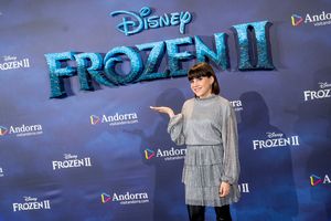 MADRID, SPAIN - NOVEMBER 19: Angy Fernandez attends the 'Frozen II' premiere at Calla Photo