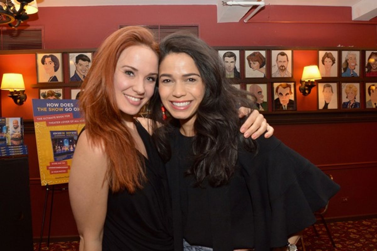 Sierra Boggess and Arielle Jacobs at 