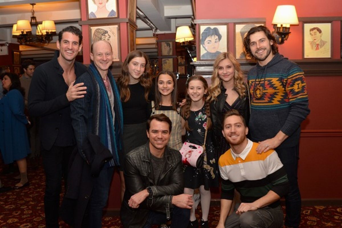 John Riddle, Jeremy Davis, Ayla Schwartz, Mattea Conforti, Audrey Bennett, Brooklyn Nelson, Andrew Pirozzi, Ross Lekites and Adam Jepsen at 