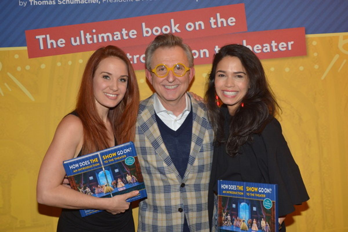 Sierra Boggess, Thomas Schumacher and Arielle Jacobs at 