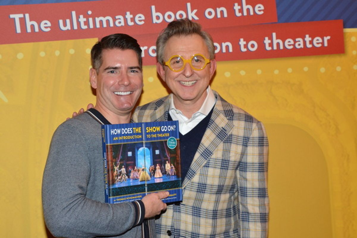 Chad Beguelin and Thomas Schumacher at 