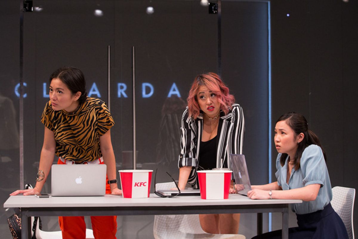 Jody Doo, Diana Huey, and Resa Mishina  at 