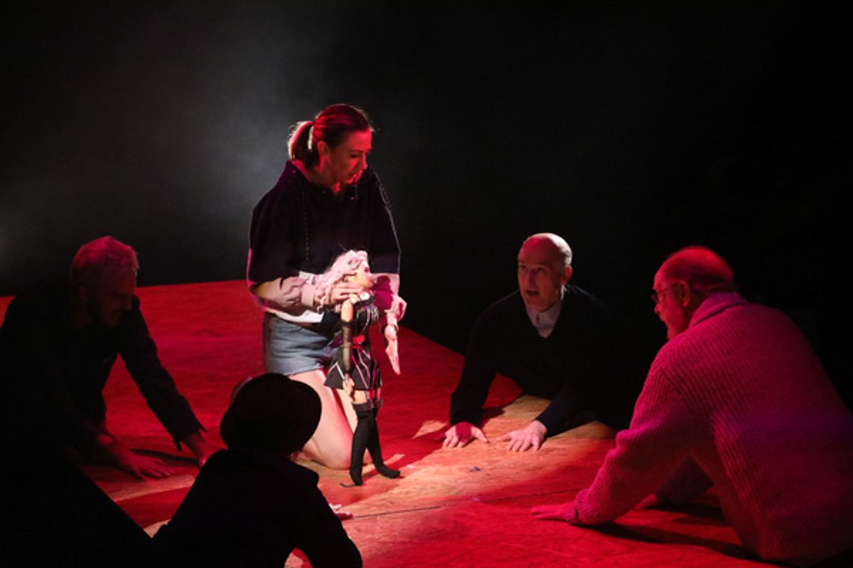 Sarah Elizabeth Keyes as Evelyn Nesbit with Ray Dooley, David Adamson, David Fine, Sebastiani Romagnolo. at 