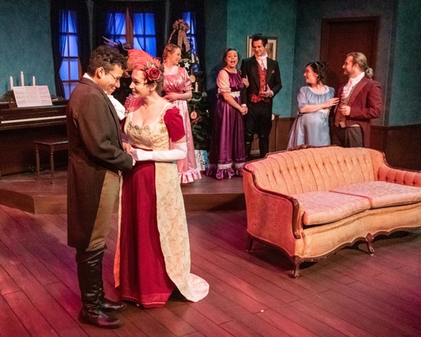 Photo Flash: MISS BENNET: CHRISTMAS AT PEMBERLEY At Open Book Theatre Promises To Be A Fun, Holiday Romance  Image