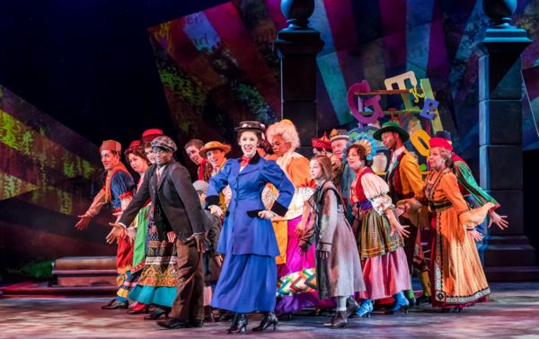 James T Lane, Emilie Lynn and the cast of Disney and Cameron Mackintosh??s Mary Photo