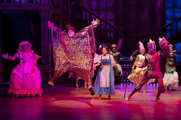 Beth Stafford Laird and the Cast of Beauty and the Beast Photo