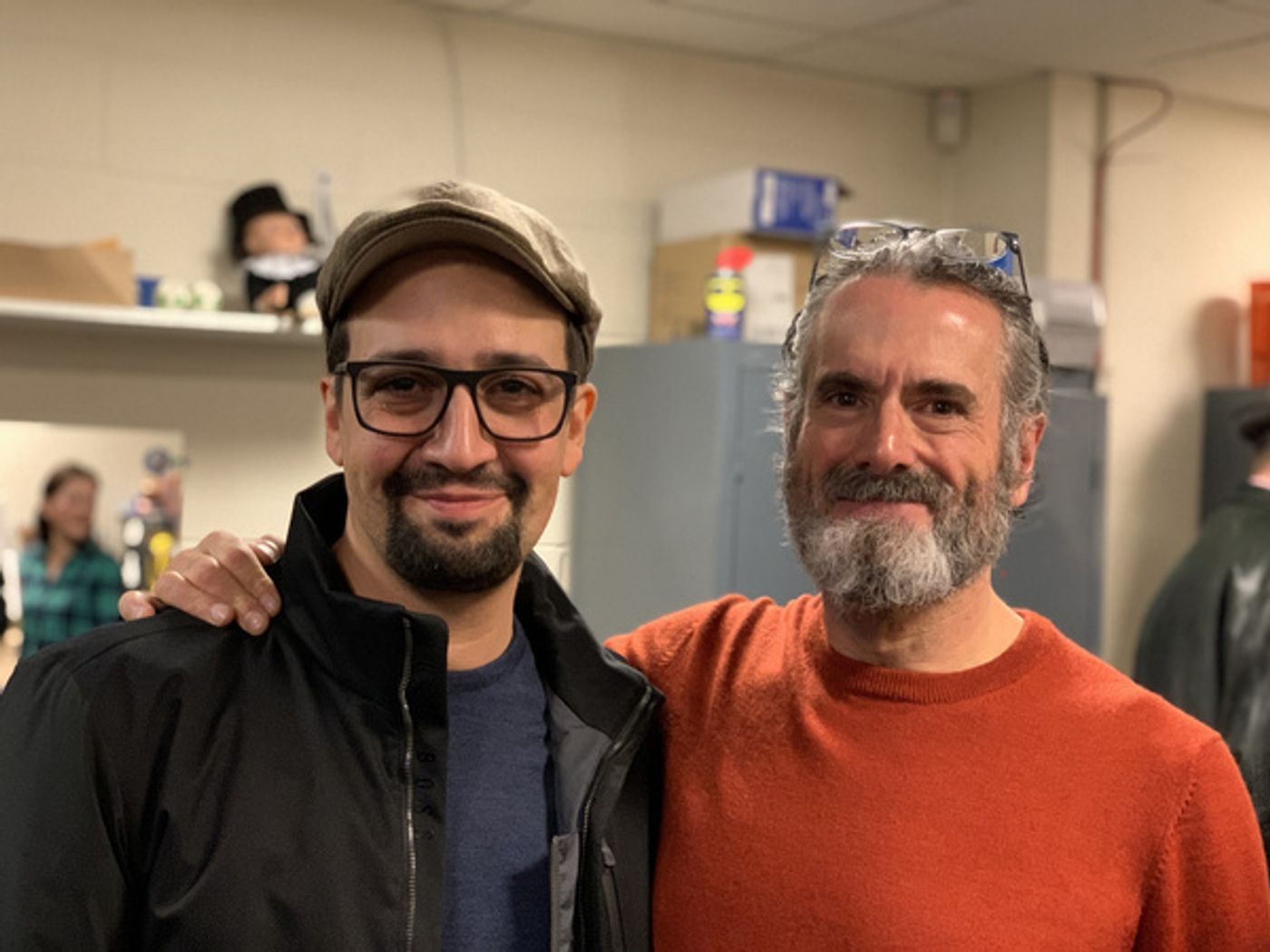 Photo Flash: Lin-Manuel Miranda Visits FIDDLER ON THE ROOF IN YIDDISH Photo Flash: Lin-Manuel Miranda Visits FIDDLER ON THE ROOF IN YIDDISH Image