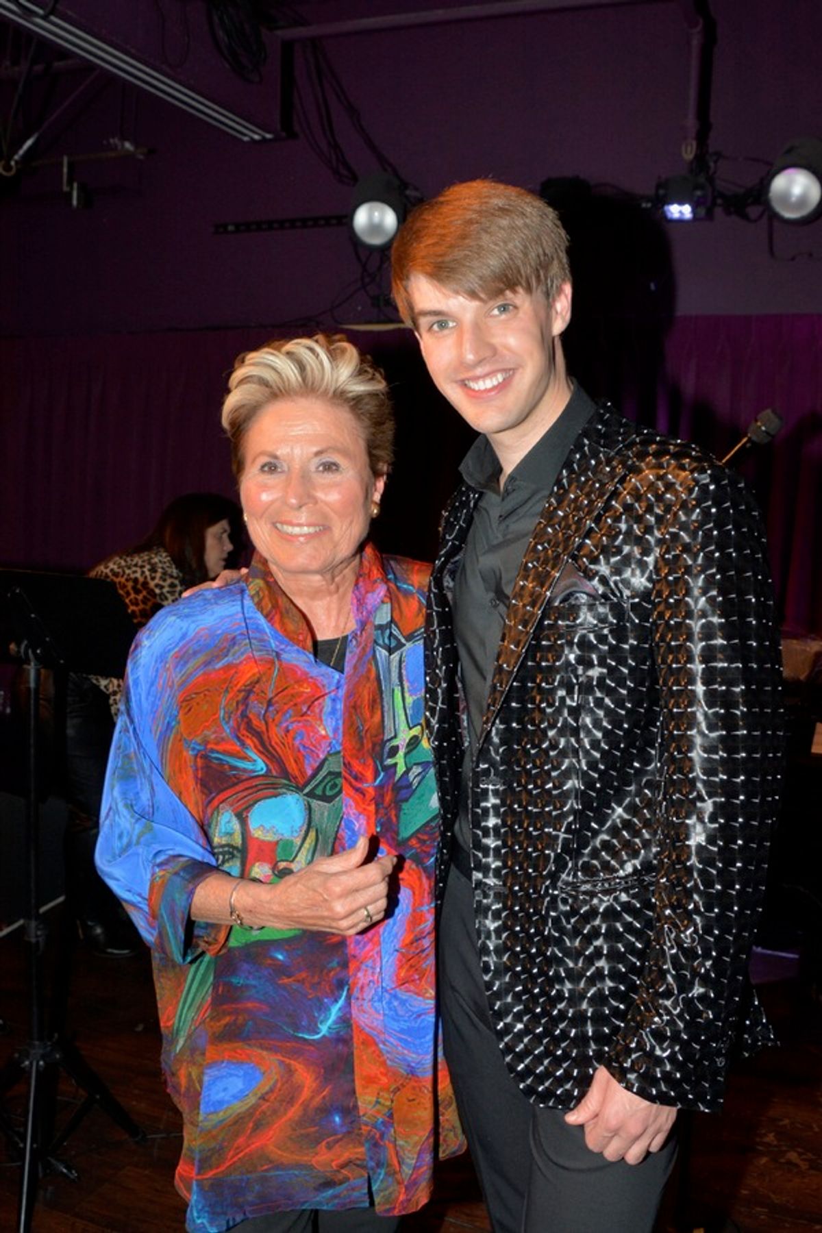 Lorna Dallas and Mark William at 