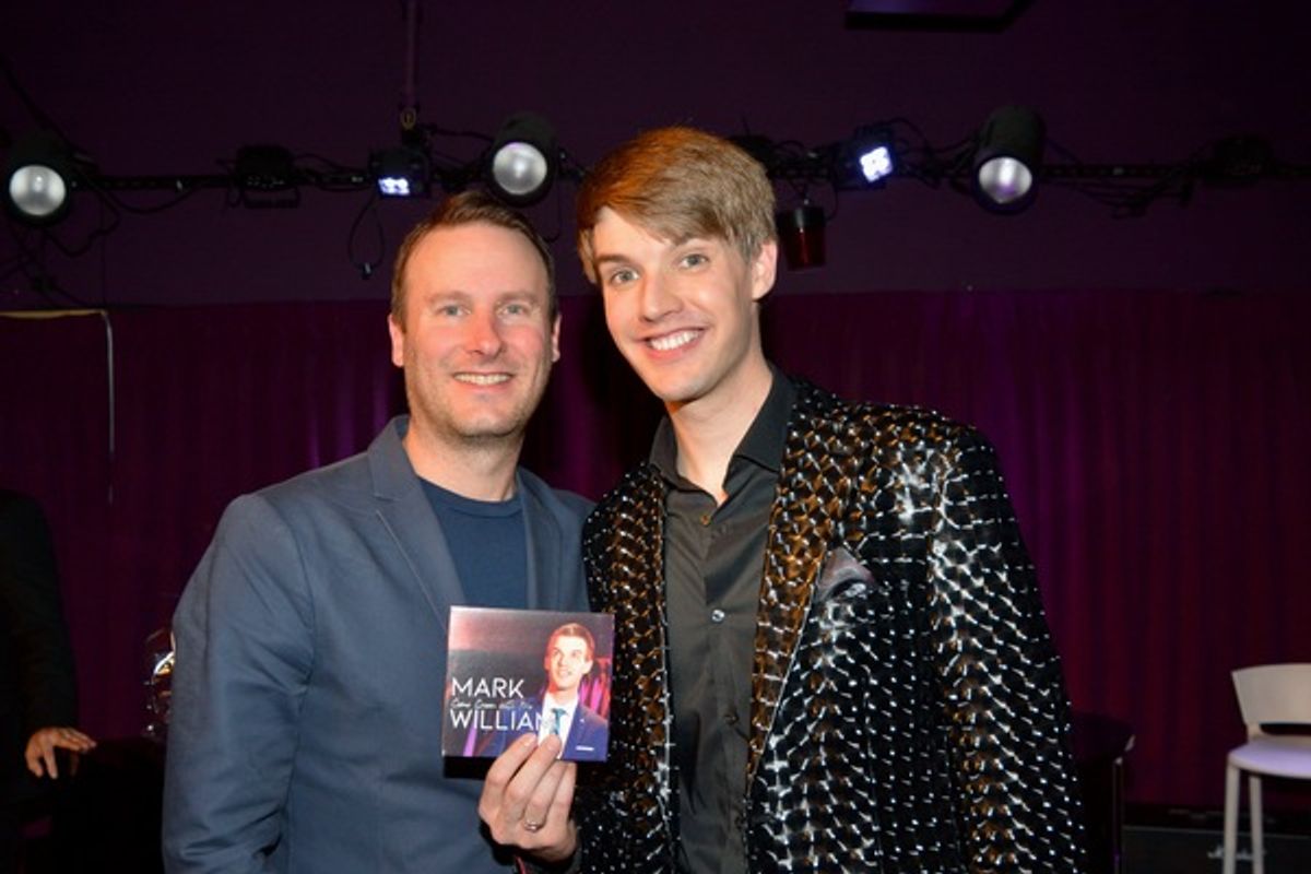 Michael CroÃ�®tre (Yellow Sound Label Executive Producer) and Mark William at 