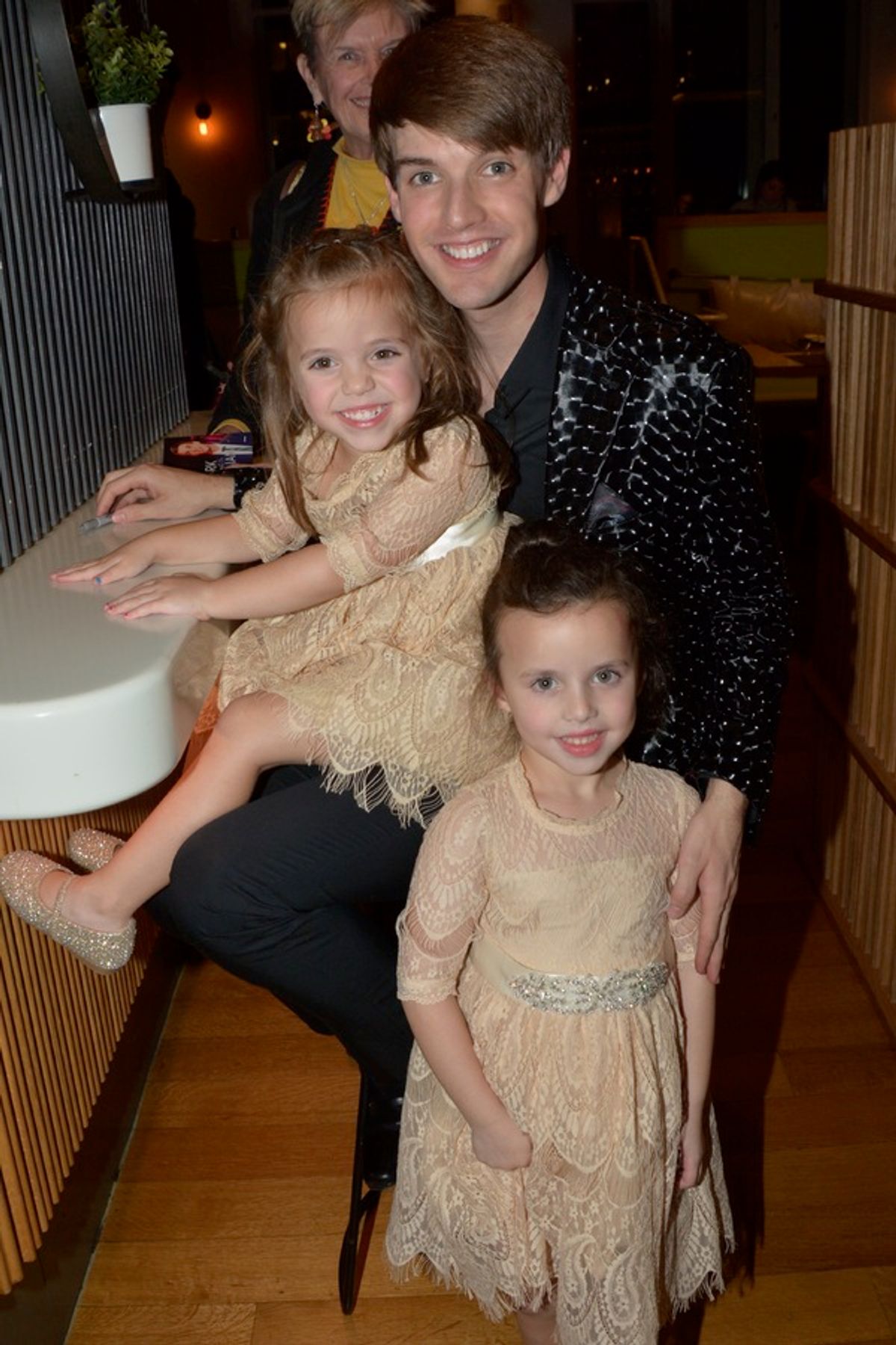 Mark William and Mila and Aria at 