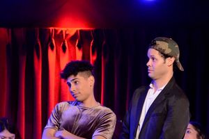 Eddie Morales and Hector Flores, Jr. @ BroadwayWorld Eddie Morales and Hector Flores, Jr. Photo