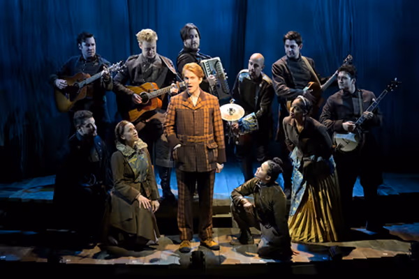 Front row (l to r) John Rapson (Roscuro), Betsy Morgan (Queen Rosemary), Ryan Melia ( Photo