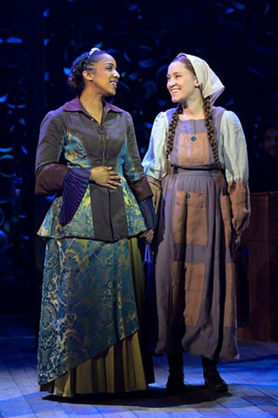 Yasmeen Sulieman (Princess Pea) and Betsy Morgan (Miggery Sow) Photo