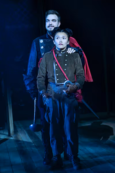 Dorcas Leung (Despereaux) and John Rapson (Roscuro) Photo