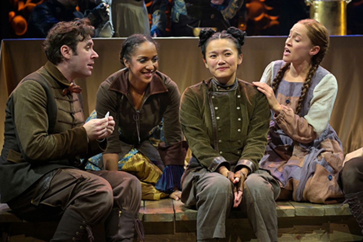 Arya Shahi (King Phillip) and Dorcas Leung (Despereaux) at 