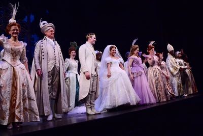 Rose Hemingway, Christopher Sieber, Billy Harrigan Tighe, Ashley Blanchet, Donns Engl Photo