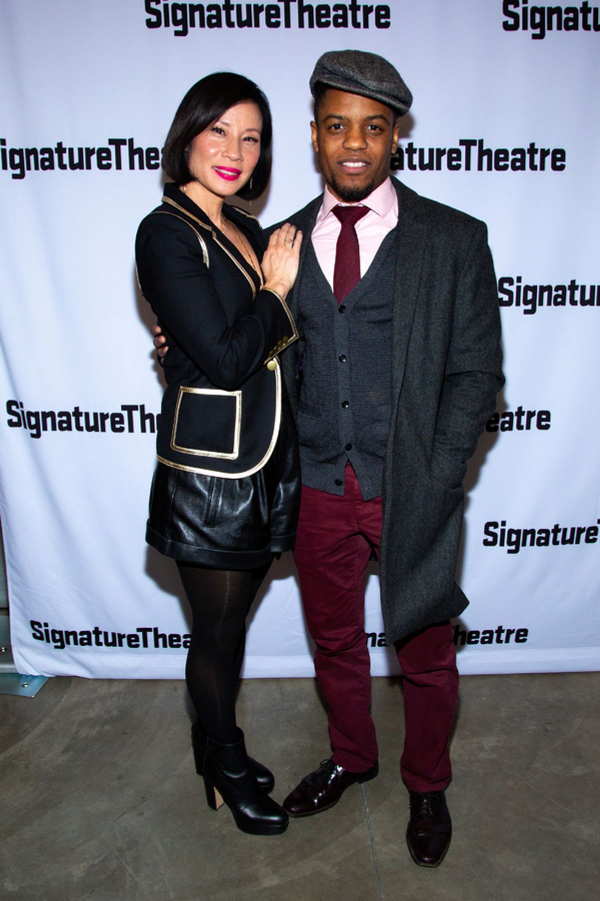 Lucy Liu, Jon Michael Hill at 