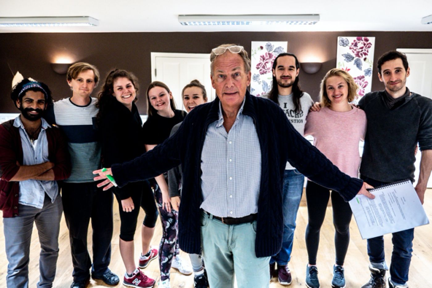 Photo Flash: First Look at Patrick Ryecart in Rehearsal for A CHRISTMAS CAROL at The Barn Theatre  Image