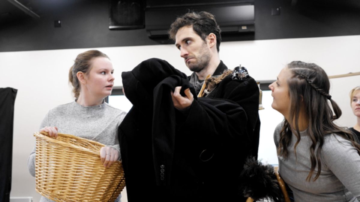 Grace Liston, Jonathan Charles and Rosie Zeidler  at 