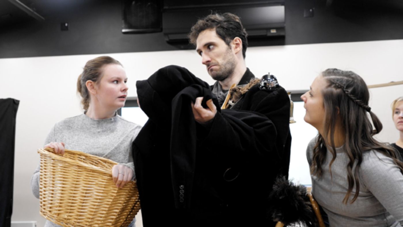 Photo Flash: First Look at Patrick Ryecart in Rehearsal for A CHRISTMAS CAROL at The Barn Theatre  Image