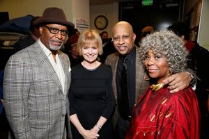 James Pickens Jr., Jeannie Santiago, director Ruben Santiago-Hudson and Gina Pickens Photo