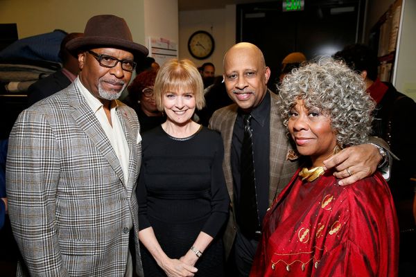 James Pickens Jr., Jeannie Santiago, director Ruben Santiago-Hudson and Gina Pickens Photo