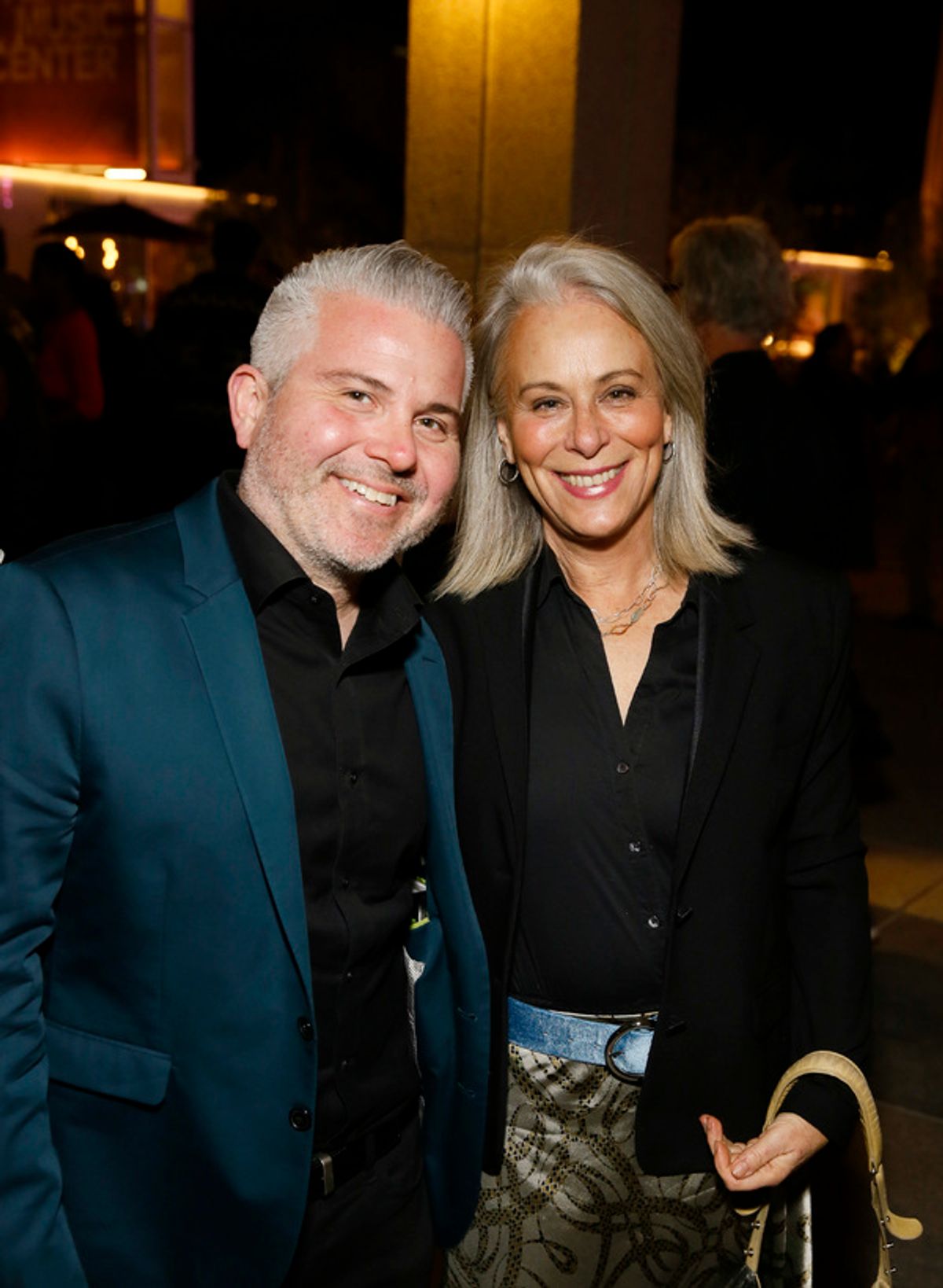 Adam Epstein and actor Jane Kaczmarek  at 