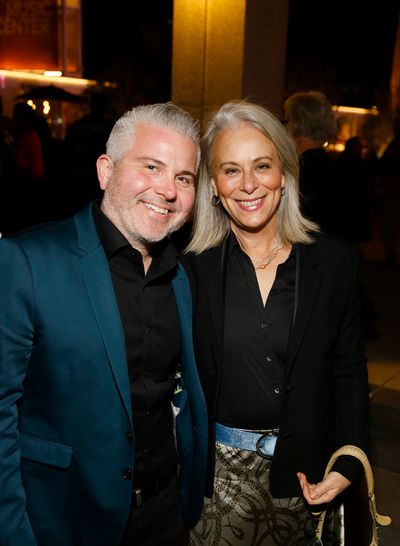 Adam Epstein and actor Jane Kaczmarek  Photo