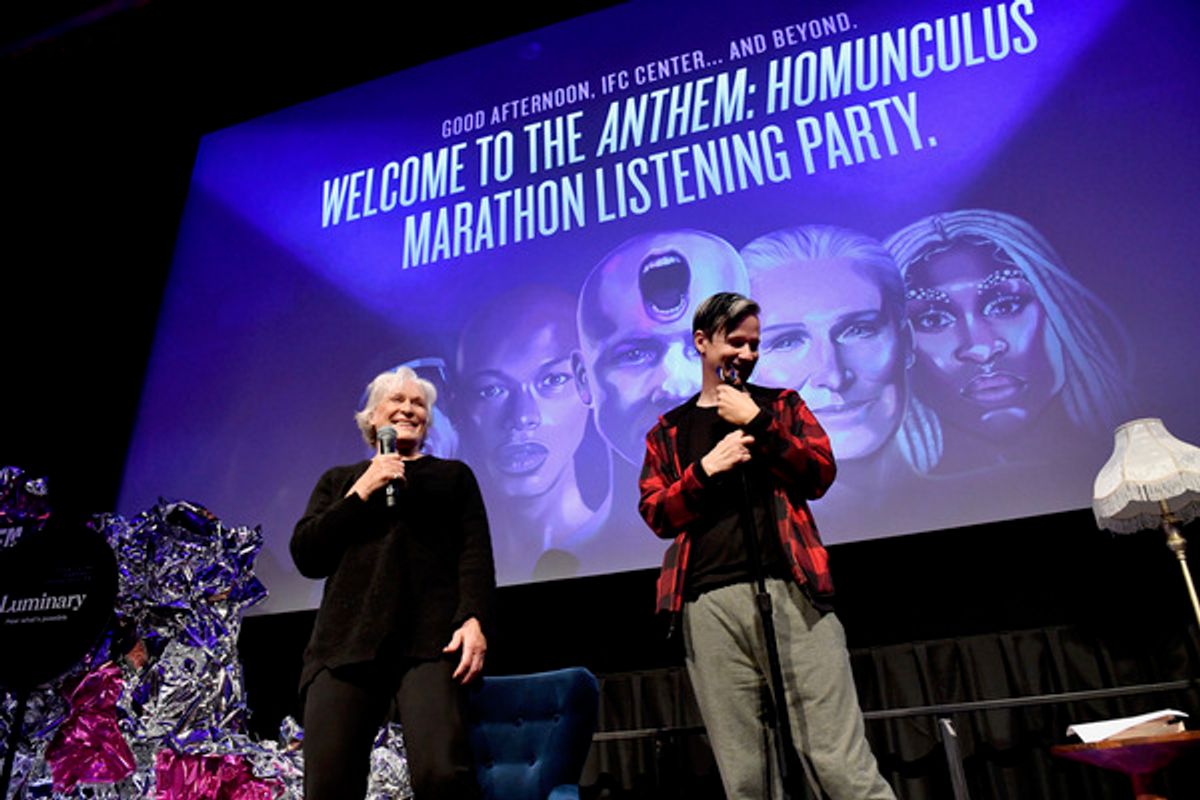 Glenn Close and John Cameron Mitchell at 
