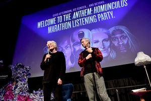 Glenn Close and John Cameron Mitchell @ BroadwayWorld Glenn Close and John Cameron Mitchell Photo